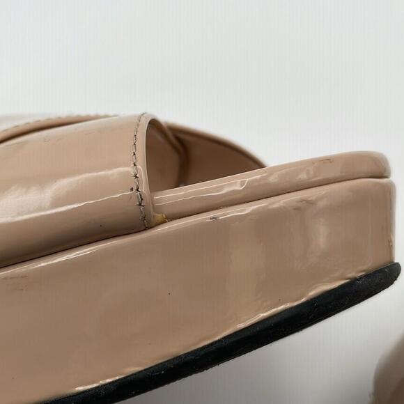 Prada - Platform WEdge Sandal - Cream Neutral - Size 41 or 8 - Picture 8 of 15